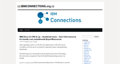 Desktop Screenshot of ibmconnections.org